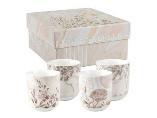 Vaisselle - Ensemble de 2 tasses à thé (5x) - Ensemble de 4 tasses d’espresso (4x)