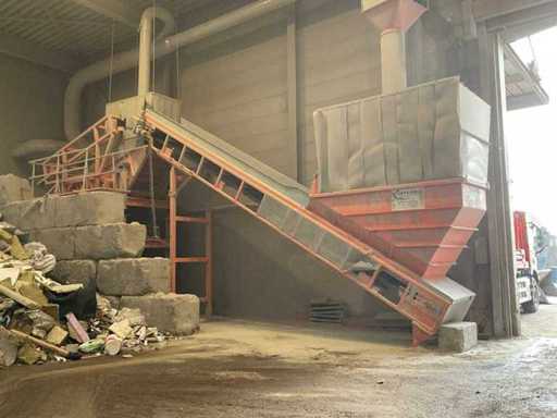 Integra Fraction material sorting installation and dust extraction installation