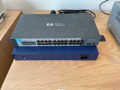 HP, Netgear-Netzwerkswitch (2x)