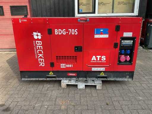 Becker BDG-70S Noodstroomaggregaat
