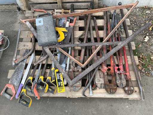 Batch of various hand tools