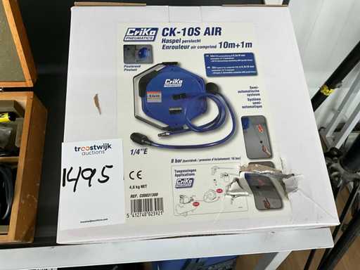 Criko CK-10S 10M+1M Luchtslanghaspel