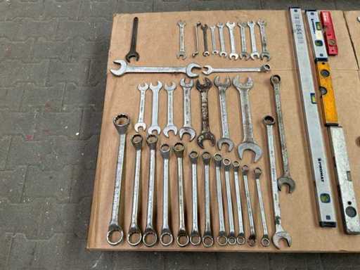 Partij Steek- en ringsleutel (33x)