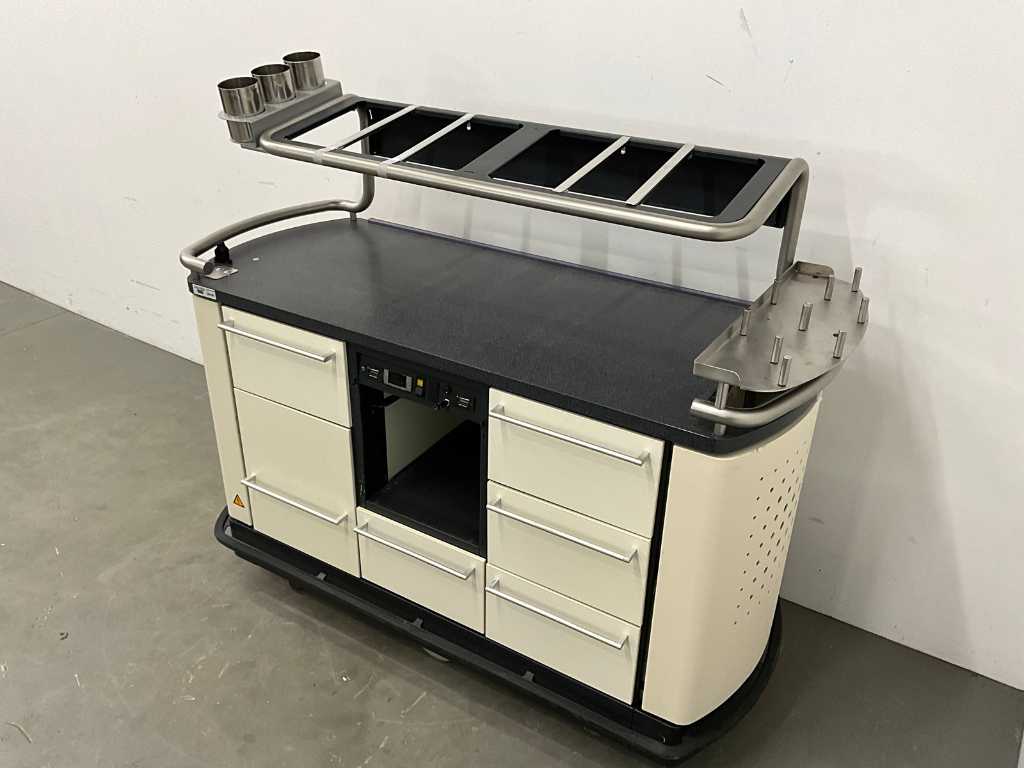 Mobitech - 7.190 upgrade - Refrigerated Buffet Serving Trolley