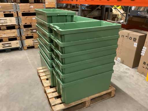 Cassa impilante in plastica Schoeller Allibert 80x40cm (19x)