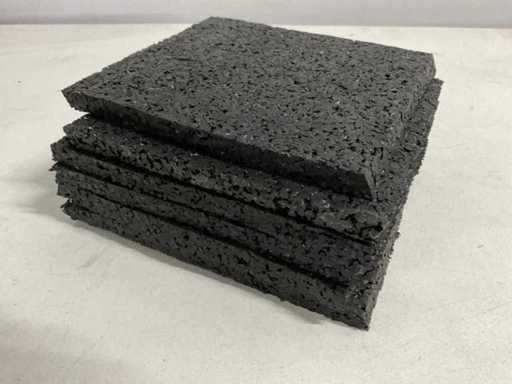 rubberen onderlegmatje 15x12x1 cm (100x)