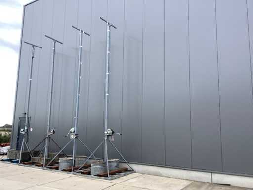 Il palo della luce può essere abbassato (5 volte)