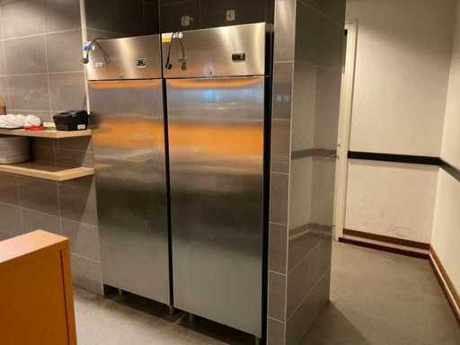 Zanussi Edelstahlkühlschrank