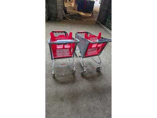Chariots de magasin (4x)