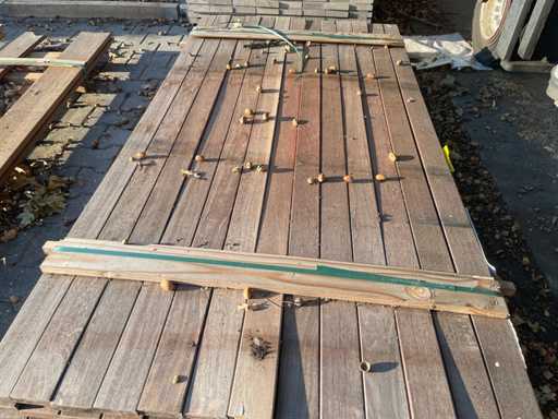 Purple Heart gehobelte Lamellen 1850x70x21mm (52x)