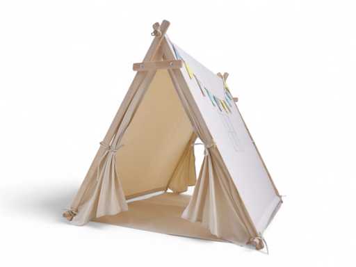 Sunny Sienna Playtent with Flags Cream