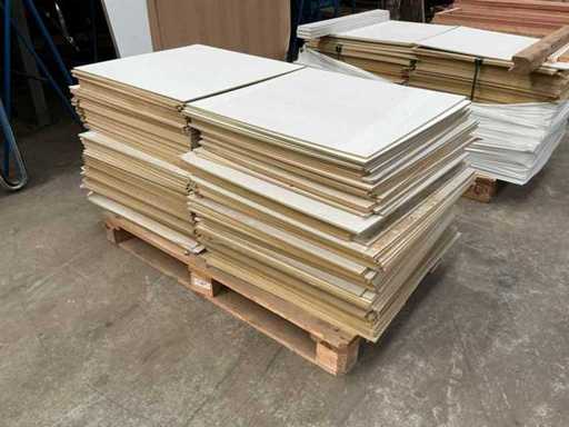 Mdf plates white primed (166x)