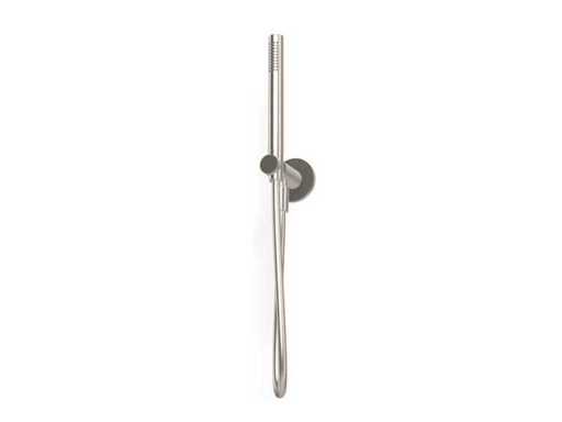 Fima Carlo Frattini Rod hand shower with hose and holder brushed nickel