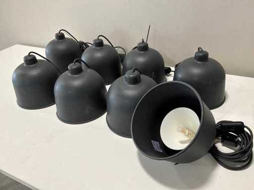 Muuto Grain schwarze 12237 Deckenlampe (8x)
