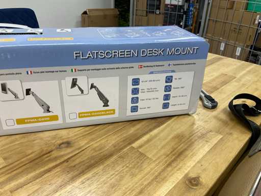 NewStar FPMA D100Black Suport de birou cu ecran plat