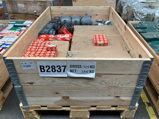285 kg net bearings from FAG and others