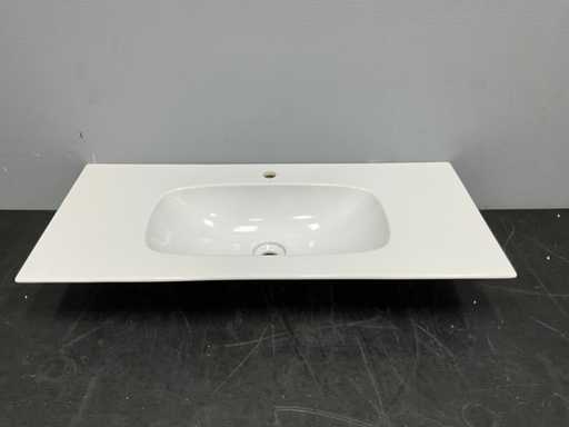 Alice - 33197101 - Lavabo in porcellana 100 x 45 cm