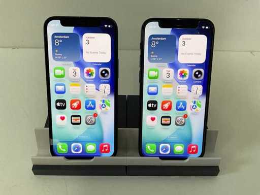 Apple iPhone 12 Mini - 64 GB - Negru (2x)