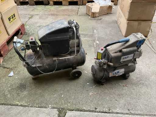 Ferm Air250/CRM1031 Kompressor (2x)