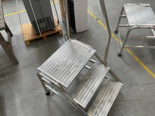 Tubesca Aluminium opstap / bordes
