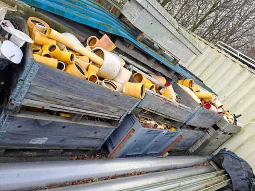 Gastec - Lot de diverse manșoare, curbe și cuplaje din PVC