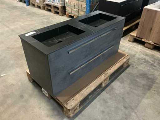 H&R Design Badezimmermöbel 120 cm