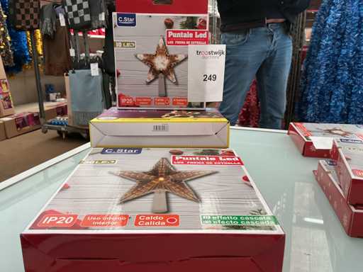 Weihnachten, Led-Dekoration. (4-fach)