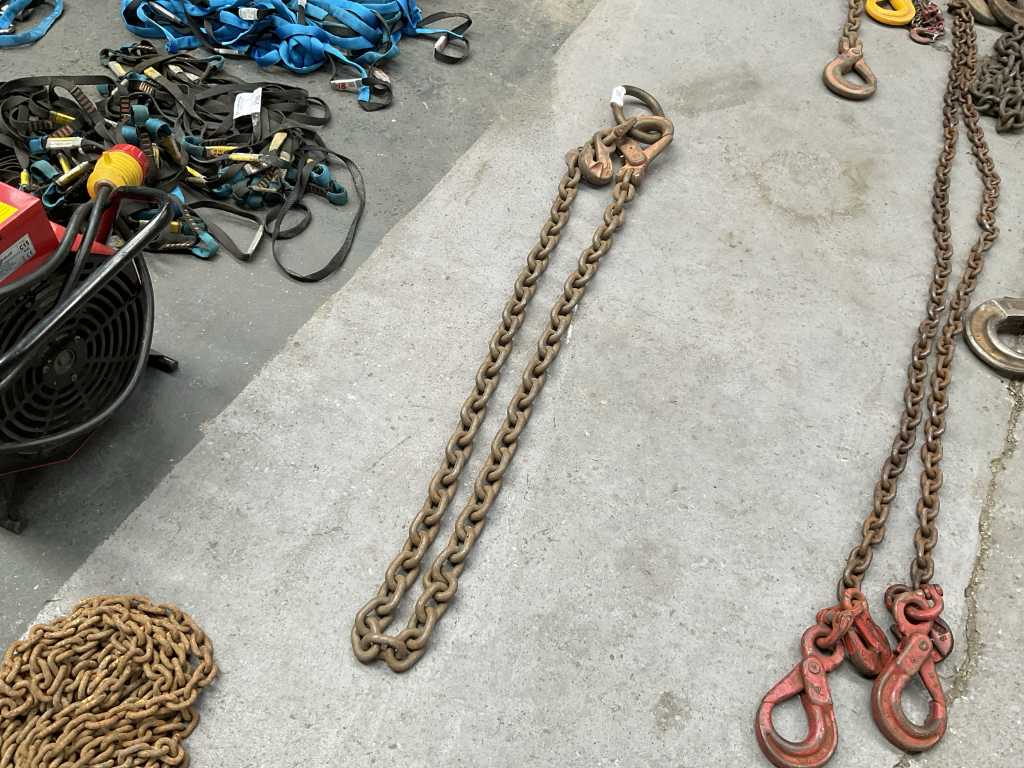 Single lifting chain