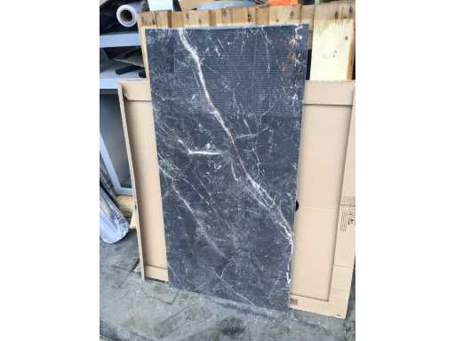 Kutahya Cosmos Nero Lucido 60x120 cm Piastrella 60.48 m²