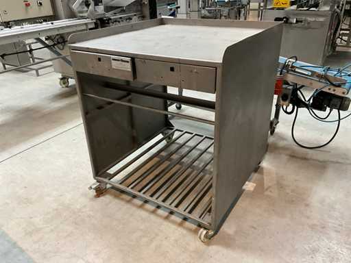 Table de travail en acier inoxydable