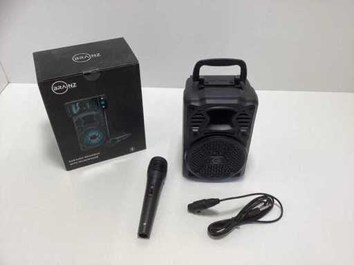 Brainz Karaoke Boombox / Karaoke-Set mit Mikrofon