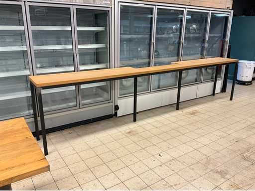 Industrial bar table