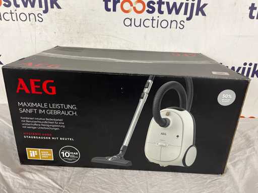 AEG AB61H6SW Allergy 6000 - Aspirateur avec sac - Brosse à parquet - Poils d’animaux - Hepa 15