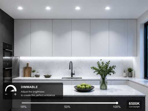 25 x LED Downlight – 7W – Rotatable – Dimmable – 6500K Cold White – Silver