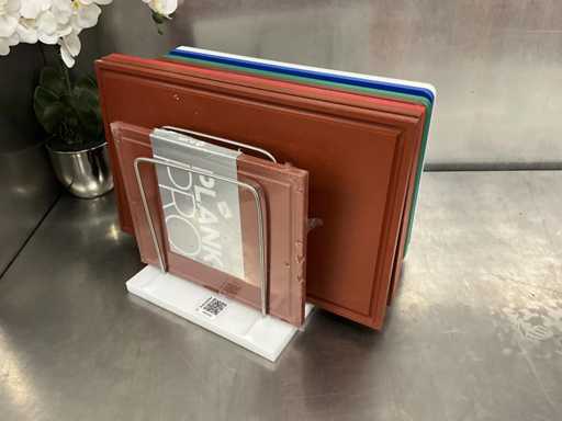 Support de planche à découper avec planches à découper