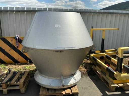Cofano deflettore in acciaio inox