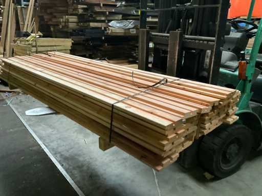 Spruce triple rhombus profile - 224x14x2.8 cm (45x)