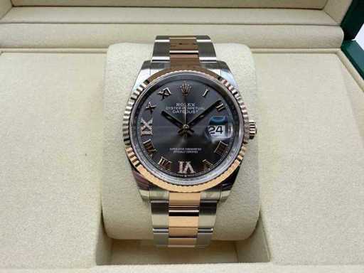 Rolex Date doar 36 126231 | Rhodium cu diamante pe 6&9 | Oyster | 2026 | Nepurtat