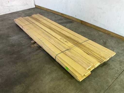Planche en bois dur Celtis - 370x15,5x3 cm (25x)