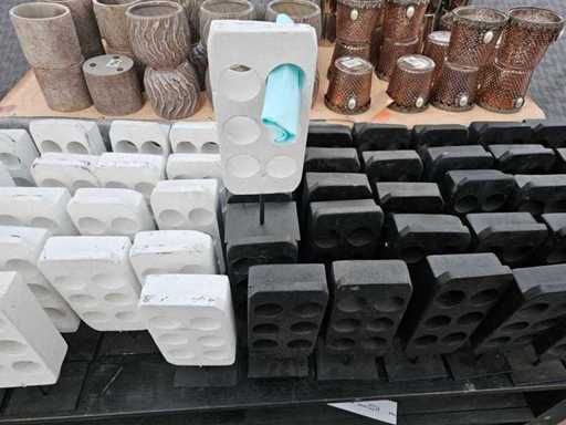 Set de suporturi pentru șervețele cultului african din anii '60 - Realizate manual