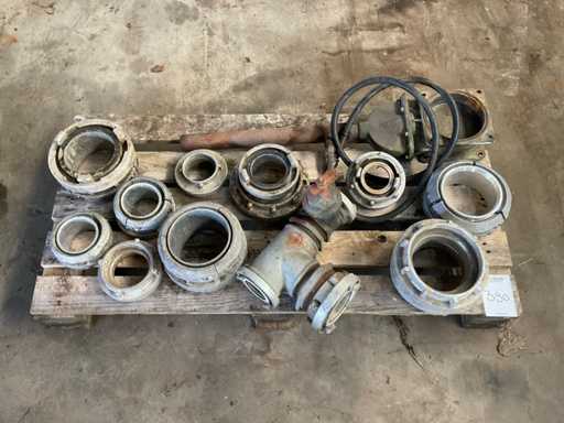 Lots de 4 » + 6 » de raccords d’aspiration et de refoulement