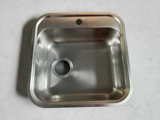 RvS keukenspoelbak 45x45cm