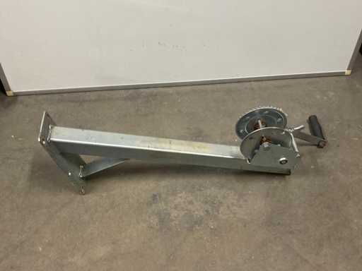 BKS Winch Support - 600 mm - With hand winch - Other boat parts