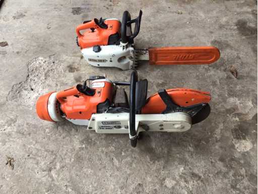 Stihl Ts350/08S Tronçonneuse (2x)