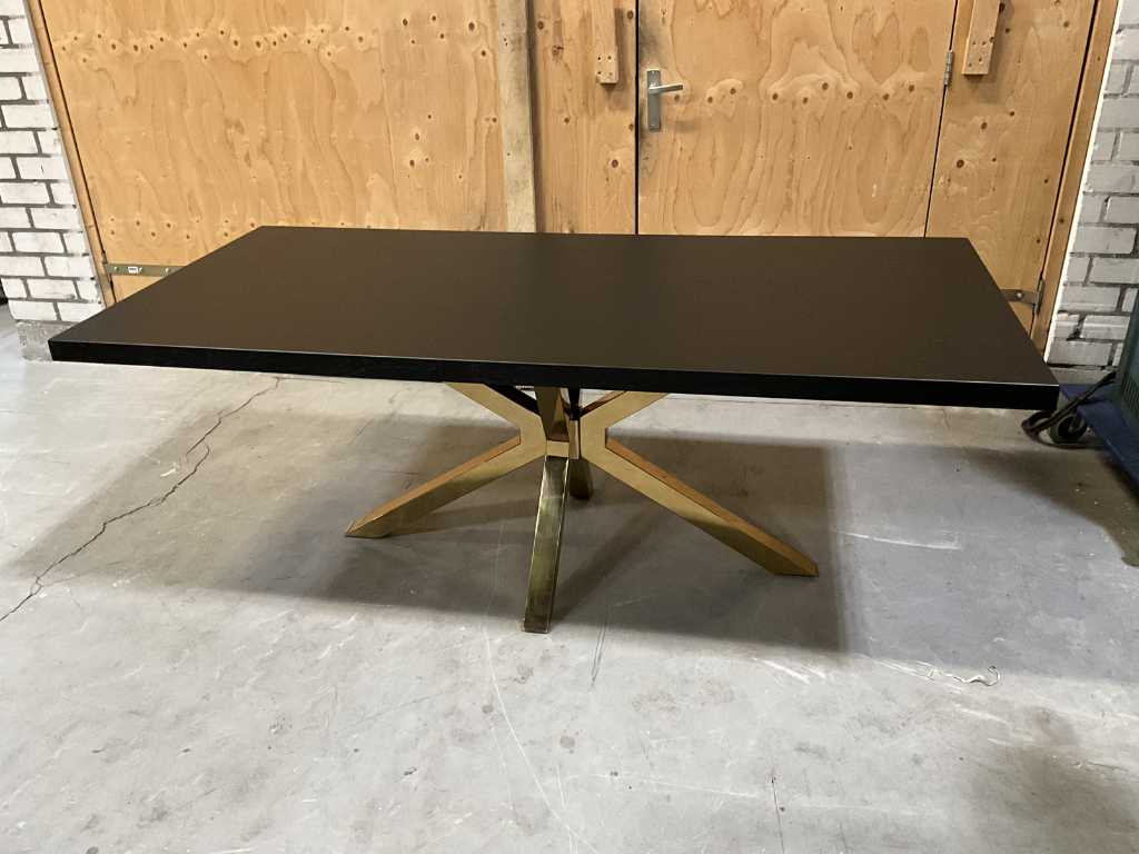 Richmond Oakura gold Dining table 200 cm