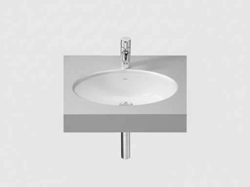 Das Roca 276657 NEO Oval Ceramic Washbasin – Langlebiges und feuchtigkeitsbeständiges Marine-Spülbecken für kompakte Räume