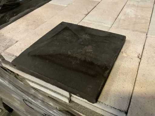 Terracotta black Natural stone garden tile