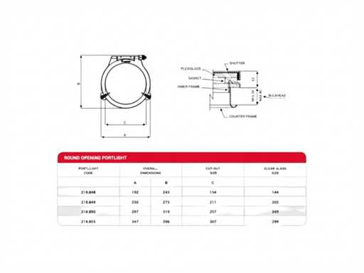 Nemo stainless steel porthole 300 mm - 218.855