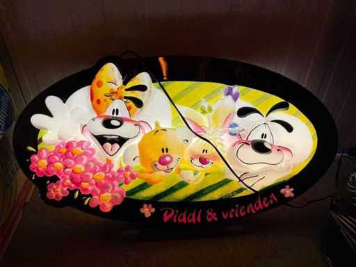 Diddl en vrienden - lichtbak