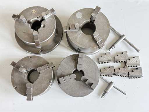   4 pcs 3-jaw chuck